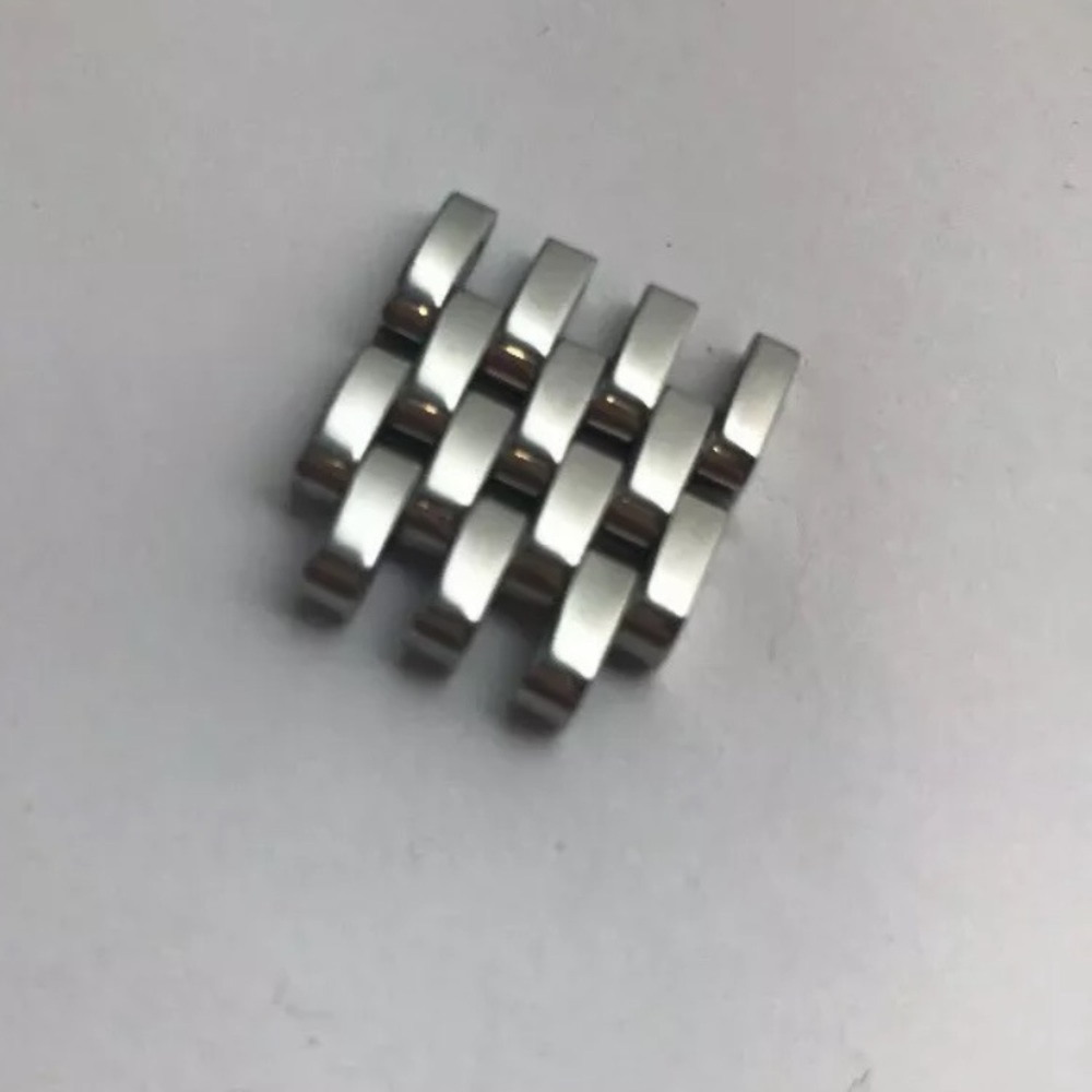 Authentic Michele Deco CSX 36 mm steel watch band  links